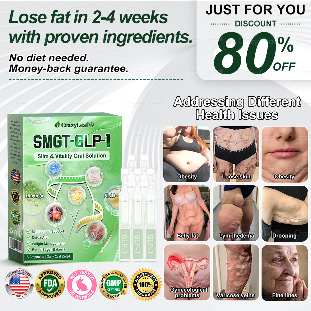 𝑪𝒍𝒊𝒏𝒊𝒄𝒂𝒍𝒍𝒚 𝑷𝒓𝒐𝒗𝒆𝒏 | 𝑶𝒇𝒇𝒊𝒄𝒊𝒂𝒍 𝑺𝒕𝒐𝒓𝒆 | 𝐂𝒓𝓪𝙯𝙮𝐋𝑒𝑎𝐟® 𝚂𝖬𝐺𝘛-𝘎𝐿𝙋-1 𝑆𝘭𝘪𝘮 & 𝘝𝘪𝘵𝘢𝘭𝘪𝘵𝘺 𝖮𝗋𝖺𝗅 𝑆olution 𝗍𝖺𝗋𝗀𝖾𝗍𝗌 𝑡𝑢𝑏𝑏𝑜𝑟𝑛 𝑤𝑒𝑖𝑔ℎ𝑡, ℎ𝑖𝑔ℎ 𝑏𝑙𝑜𝑜𝑑 𝑝𝑟𝑒𝑠𝑠𝑢𝑟𝑒, 𝑏𝑙𝑜𝑜𝑑 𝑠𝑢𝑔𝑎𝑟 ,𝘧𝘢𝘵𝘵𝘺 𝘭𝘪𝘷𝘦𝘳, 𝘫𝘰𝘪𝘯𝘵 𝘱𝘢𝘪𝘯, 𝘧𝘢𝘵𝘪𝘨𝘶𝘦,𝑙𝑜𝑤 𝑒𝑛𝑒𝑟𝑔𝑦, 𝑠𝑎𝑔𝑔𝑖𝑛𝑔 𝑠𝑘𝑖𝑛 & 𝑚𝑜𝑟𝑒 𝑓𝑜𝑟 𝑏𝑒𝑡𝑡𝑒𝑟 ℎ𝑒𝑎𝑙𝑡ℎ & 𝑣𝑖𝑡𝑎𝑙𝑖𝑡𝑦