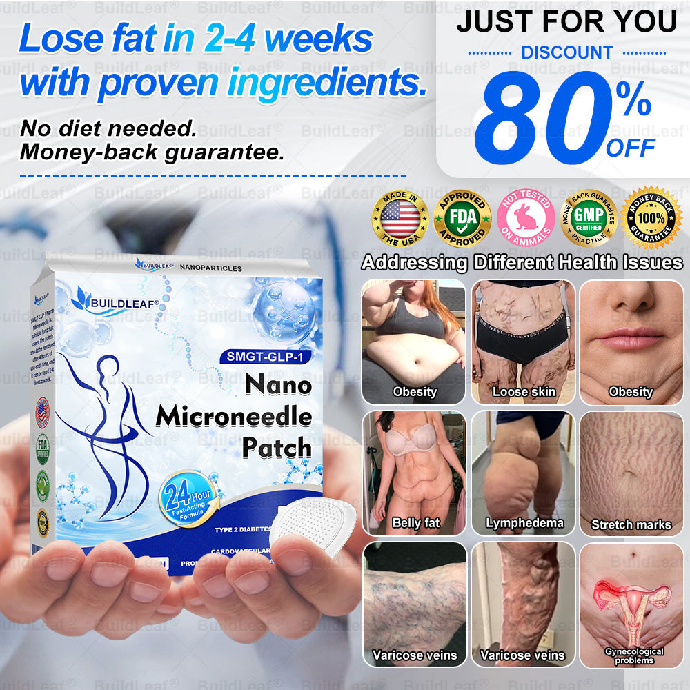 🎉 Congratulations! You’ve unlocked an exclusive BuildLeaf® offer — enjoy an extra 30% OFF today only! Don’t miss out — click below to claim this limited deal and start your transformation with BuildLeaf® SMGT-GLP-1 Nano Microneedle Patch!